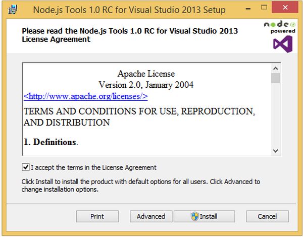 installation instructions for nodejs